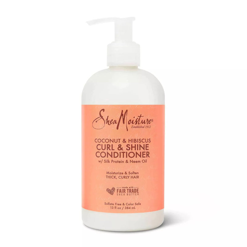 Shea Moisture Coconut & Hibiscus Curl & Shine Conditioner 13 oz.