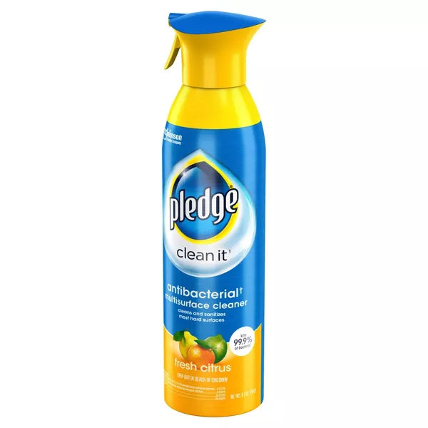 Pledge Fresh Citrus Multisurface Cleaner Aerosol - 9.7oz