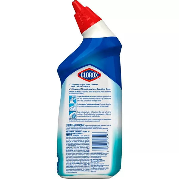 Clorox Ocean Mist Toilet Bowl Cleaner Clinging Bleach Gel