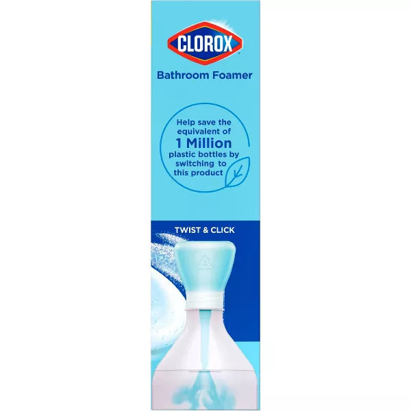 Clorox Refillable Concentrate Spray - Bathroom Foamer Starter Kit - 1.13 fl oz