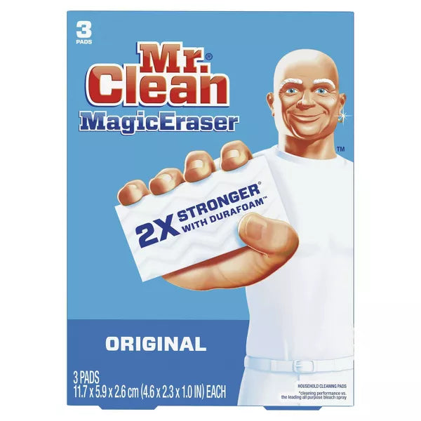 Mr. Clean Original Magic Eraser Cleaning Pads with Durafoam 3ct