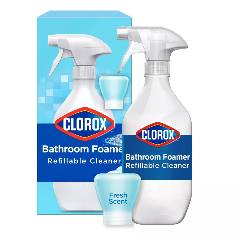 Clorox Refillable Concentrate Spray - Bathroom Foamer Starter Kit - 1.13 fl oz