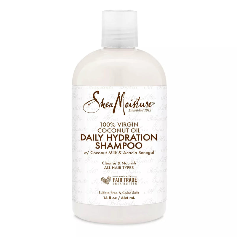 Shea Moisture 100% Virgin Coconut Oil Daily Hydration Shampoo 13 oz.