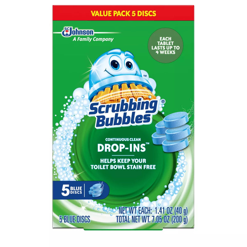 Scrubbing Bubbles Continuous Clean Drop-Ins Toilet Bowl Cleaner 3ct