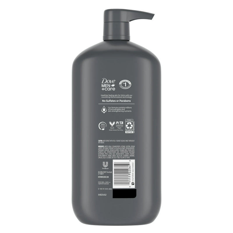 Dove Men+Care Body Wash & Face Wash for Men Clean Comfort, 30 oz