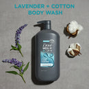 Dove Men+Care Body Wash & Face Wash for Men Clean Comfort, 30 oz