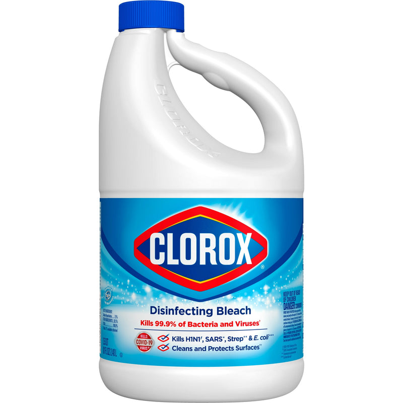 Clorox Disinfecting Liquid Bleach, Regular Scent 81 fl oz