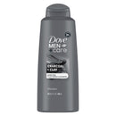 Dove Men+Care Purifying Daily Shampoo Charcoal and Clay Plant Based Cleanser, 20.4 oz