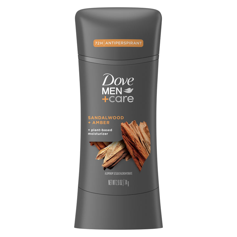 Dove Men+Care Long Lasting Men's Antiperspirant Deodorant Stick Sandalwood & Orange, 2.6 oz