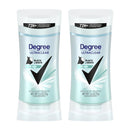 Degree Women UltraClear Pure Rain Antiperspirant Deodorant Stick Black+White, 2.6 oz Twin Pack