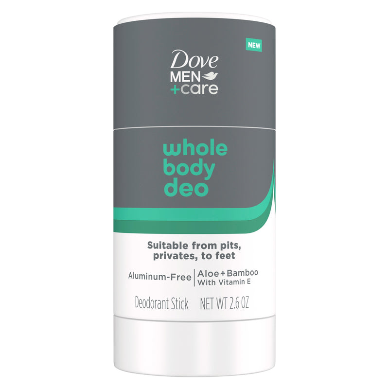 Dove Men +Care Whole Body Deo Stick, Bamboo & Aloe 2.6 oz