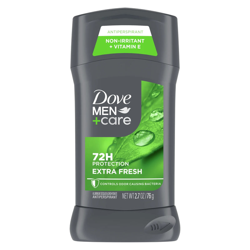 Dove Men+Care Antiperspirant Deodorant Stick for Men Extra Fresh with Moisturizing Cream Citrus Scent, 2.7 oz