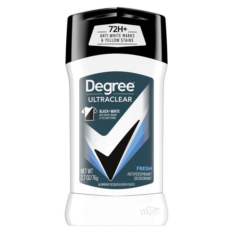 Degree Ultra Clear Long Lasting Antiperspirant Deodorant Stick, Fresh, 2.7 oz