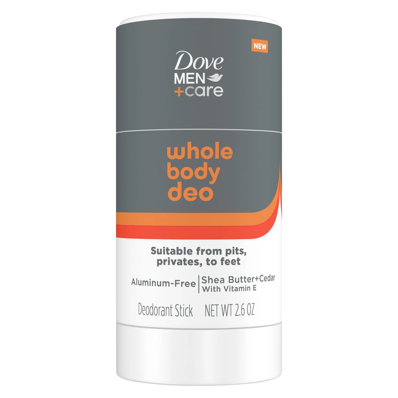 Dove Men +Care Whole Body Deo Stick, Shea Butter & Cedar 2.6 oz