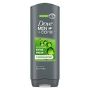 Dove Men+Care Refreshing Hydrating Face & Body Wash for Men Extra Fresh All Skin, 18 oz