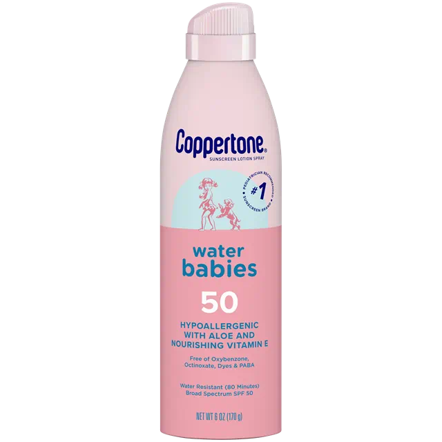 Coppertone Water Babies SPF 50 Sunscreen Lotion Spray