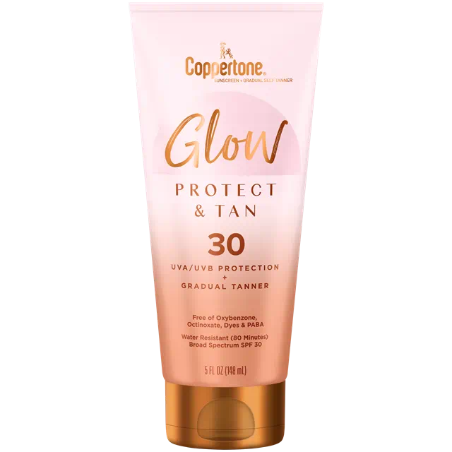 Coppertone Glow Protect and Tan SPF 30 Sunscreen Lotion