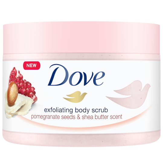 Dove Pomegranate Seeds & Shea Butter Body Scrub