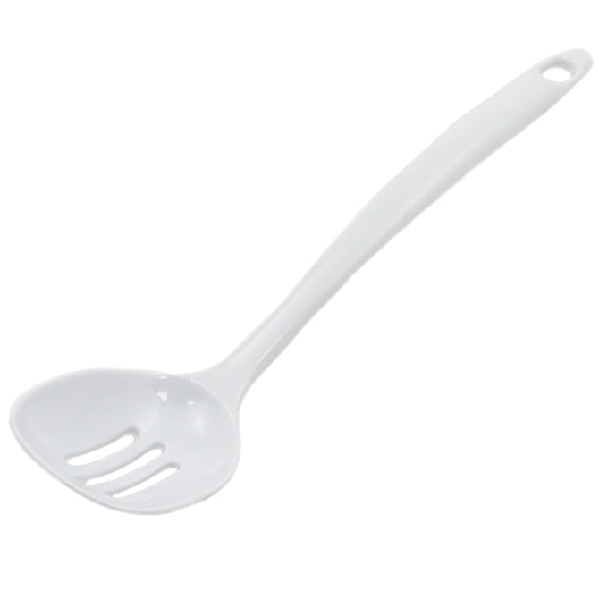 Chef Craft White Melamine Slotted Spoon