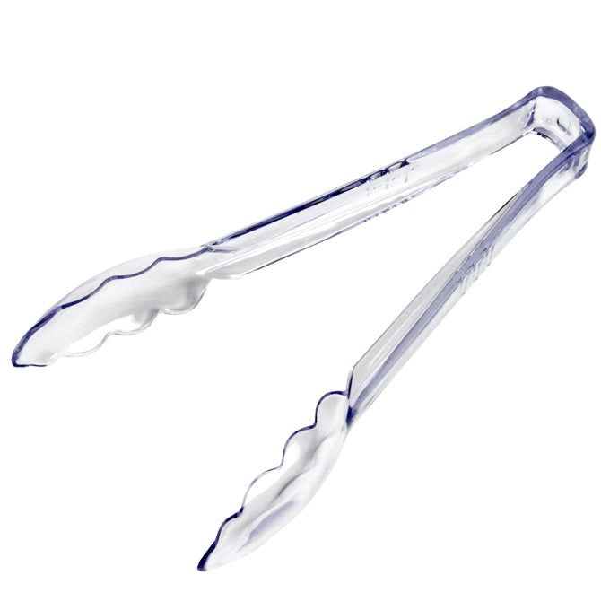 Chef Craft 9" Clear Plastic Tongs