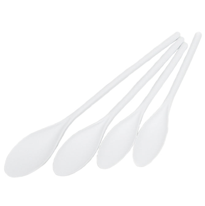 Chef Craft White Poly Spoons, 4 pack