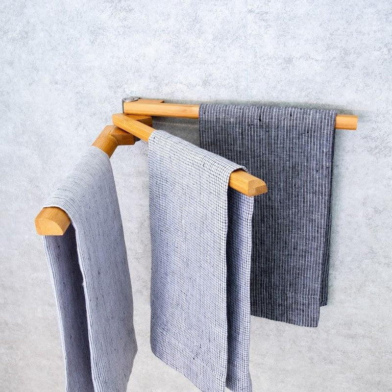 Better Houseware Bamboo 3-Arm Towel Bar