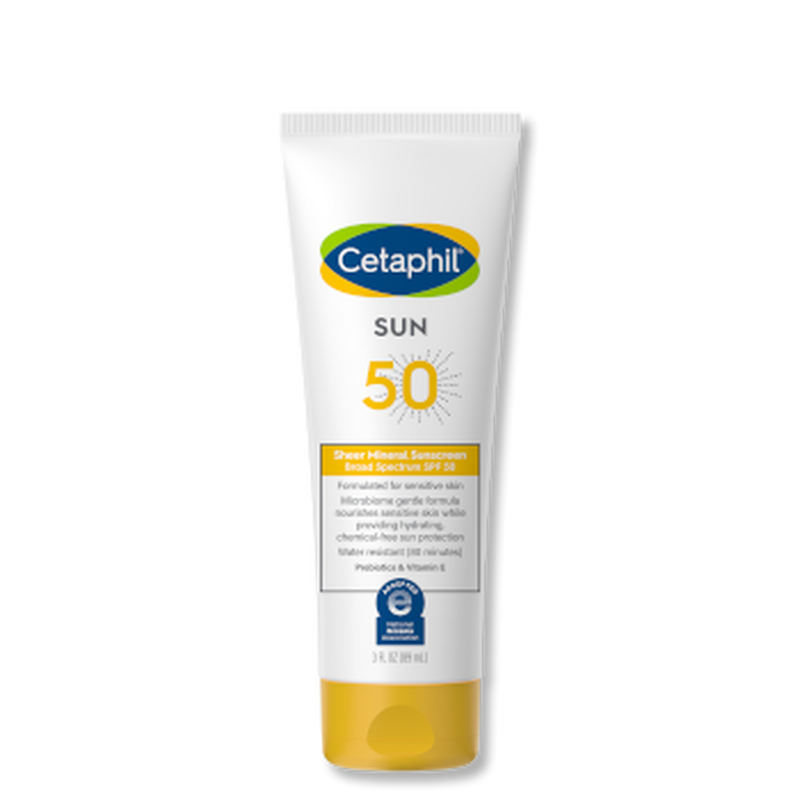 Cetaphil Sheer Mineral Sunscreen Broad Spectrum SPF 50