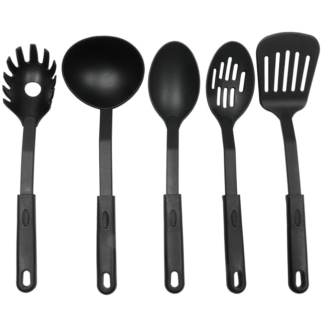 Chef Craft Nylon Tool Set, 5 Piece Set, Black