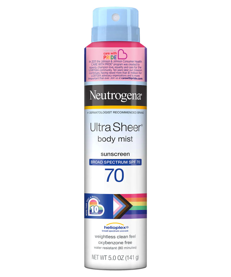 Neutrogena Ultra Sheer Spray SPF 70 - Limited Pride Edition