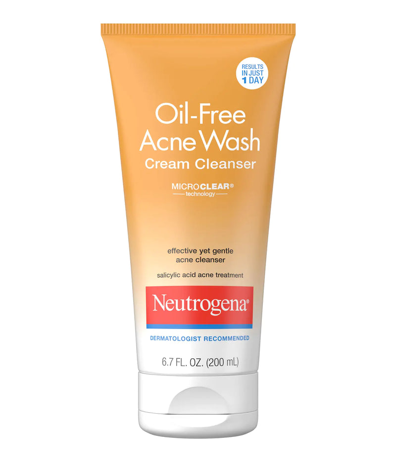 Neutrogena Oil-Free Acne Wash Cream Cleanser