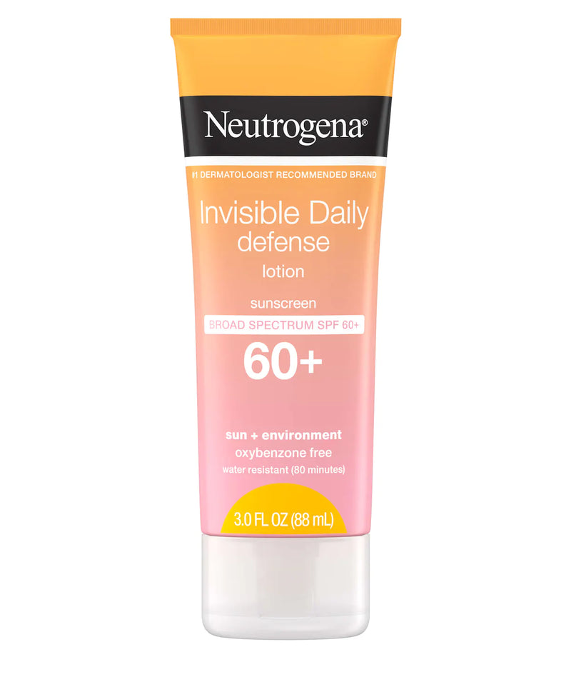 Neutrogena Invisible Daily Defense Sunscreen Lotion SPF 60+