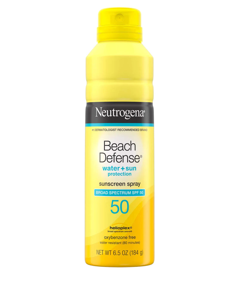 Neutrogena Beach Defense® Water + Sun Protection Sunscreen Spray Broad Spectrum SPF 50