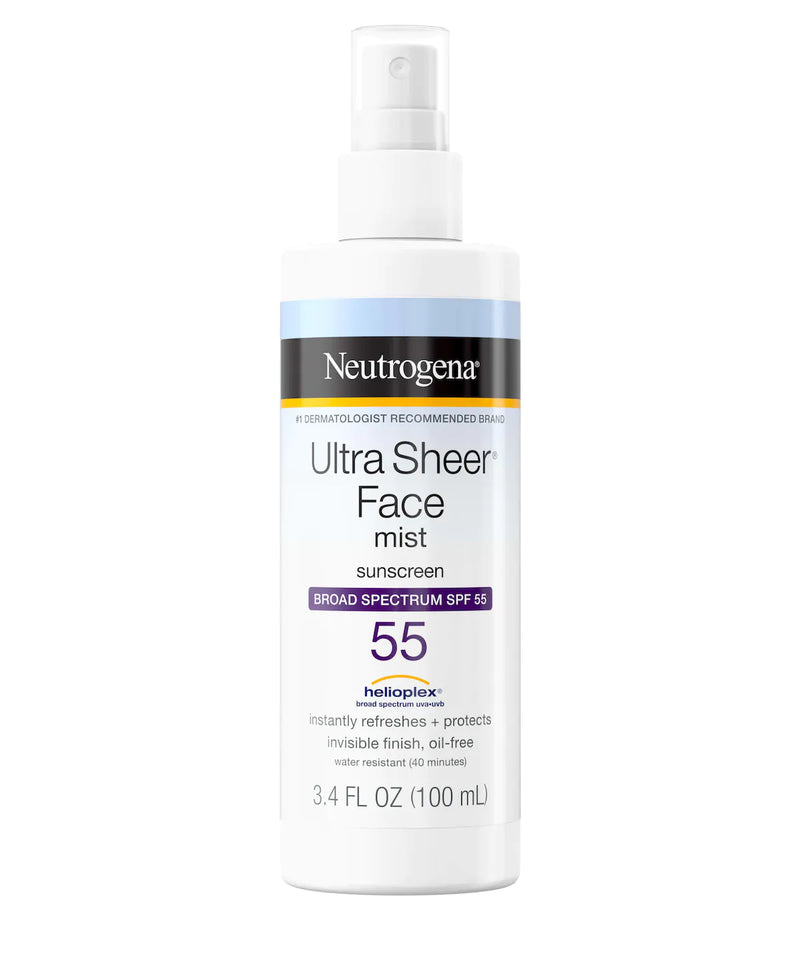 Neutrogena Ultra Sheer® Face Mist Sunscreen Broad Spectrum SPF 55