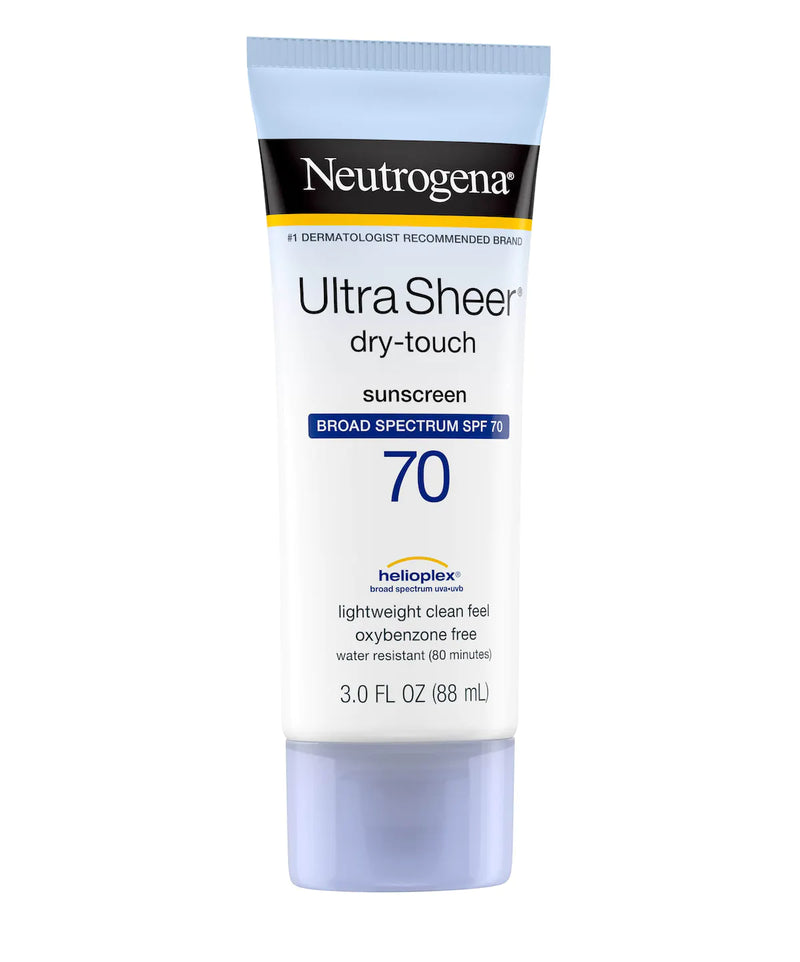 Neutrogena Ultra Sheer® Dry-Touch Oxybenzone-Free Sunscreen Lotion Broad Spectrum SPF 70