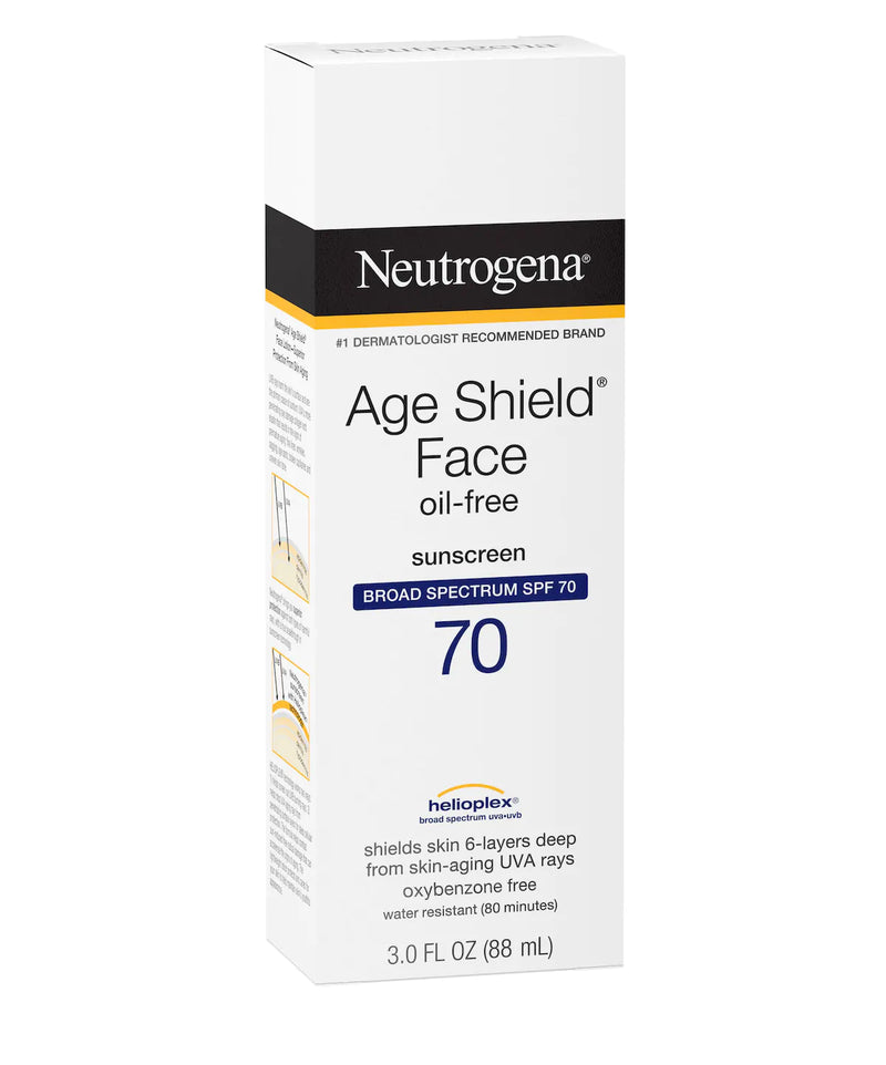 Neutrogena Age Shield® Face Oil-Free Oxybenzone-Free Sunscreen Broad Spectrum SPF 70