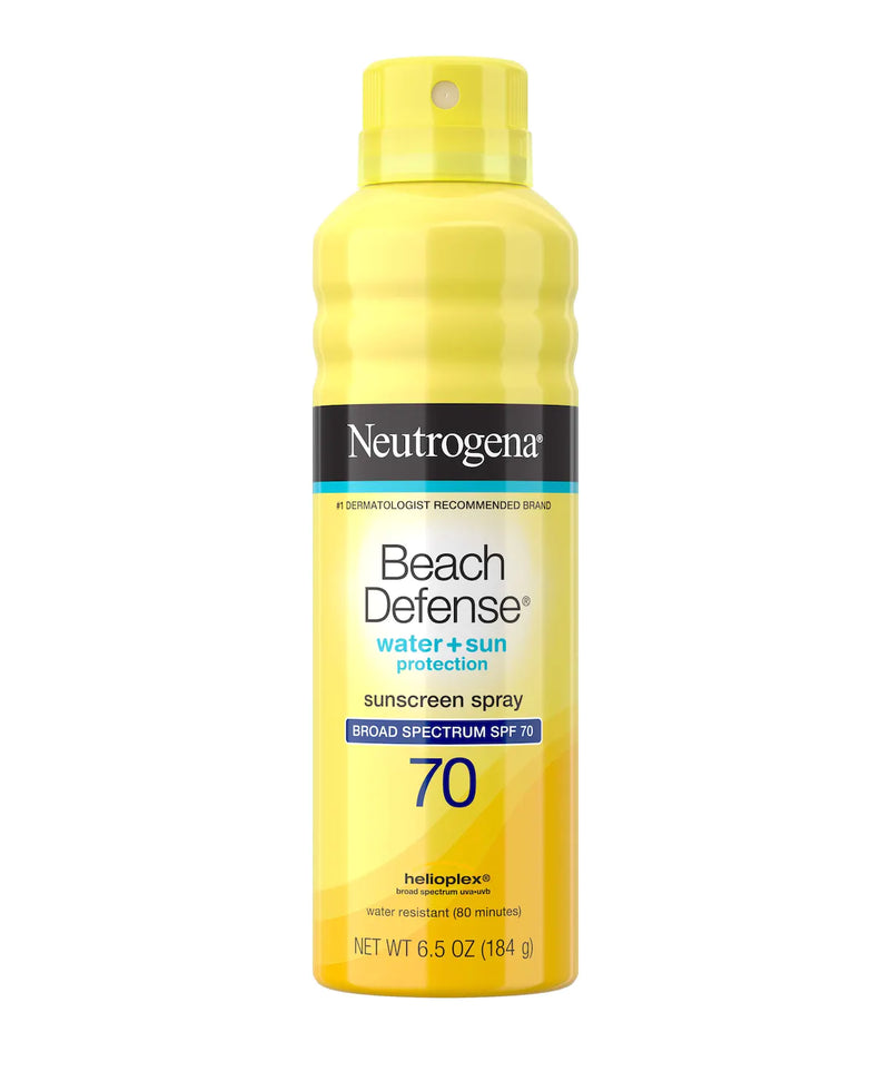 Neutrogena Beach Defense® Water + Sun Protection Sunscreen Spray Broad Spectrum SPF 70