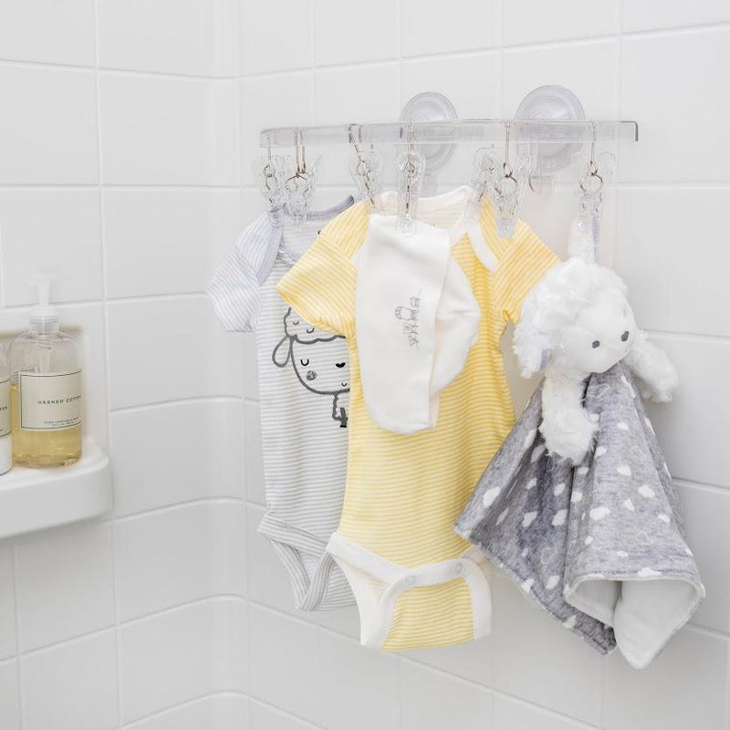 Better Houseware Suction-Cup Laundry Rack