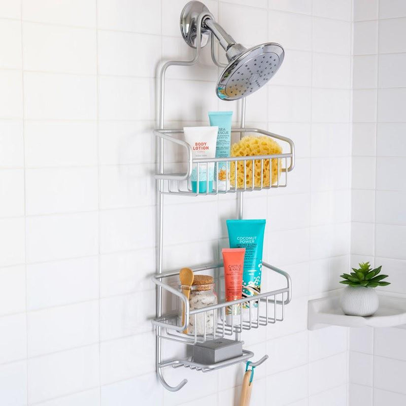 Better Houseware Silver Extra-Large Shower Caddy