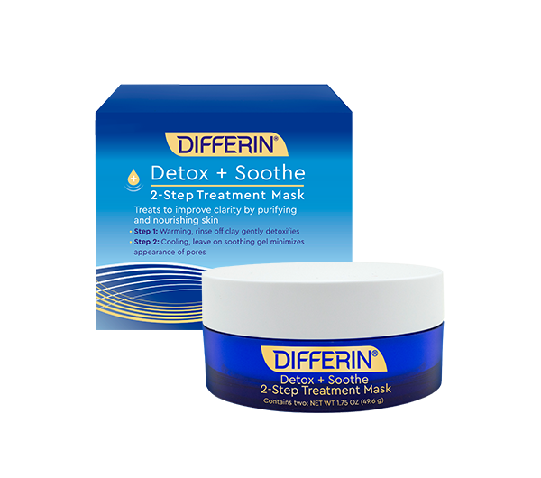 Differin Detox + Soothe 2-Step Treatment Mask