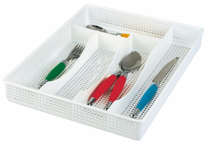 Better Houseware Plastic Cutlery Tray