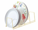 Better Houseware 4-Section Brass Plate Rack