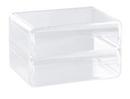 Better Houseware Crystal Clear 2-Drawer Organizer