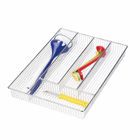 Better Houseware Cutlery Tray (Chrome)