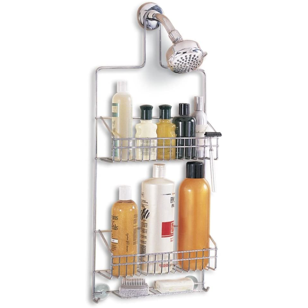 Better Houseware Deluxe Chrome Jumbo Shower Caddy/Shelves