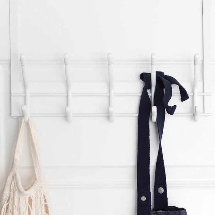 Better Houseware 2-Tier Over Door Hook Rack